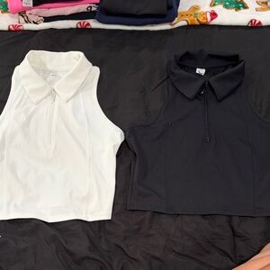 Old navy xs woman golf/ tennis tank tops with collar